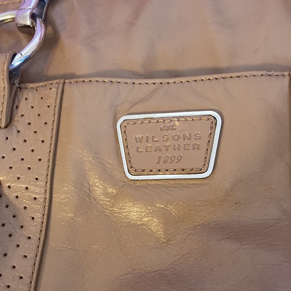 Wilson Leather tan weekend/overnight bag - Picture 2 of 9